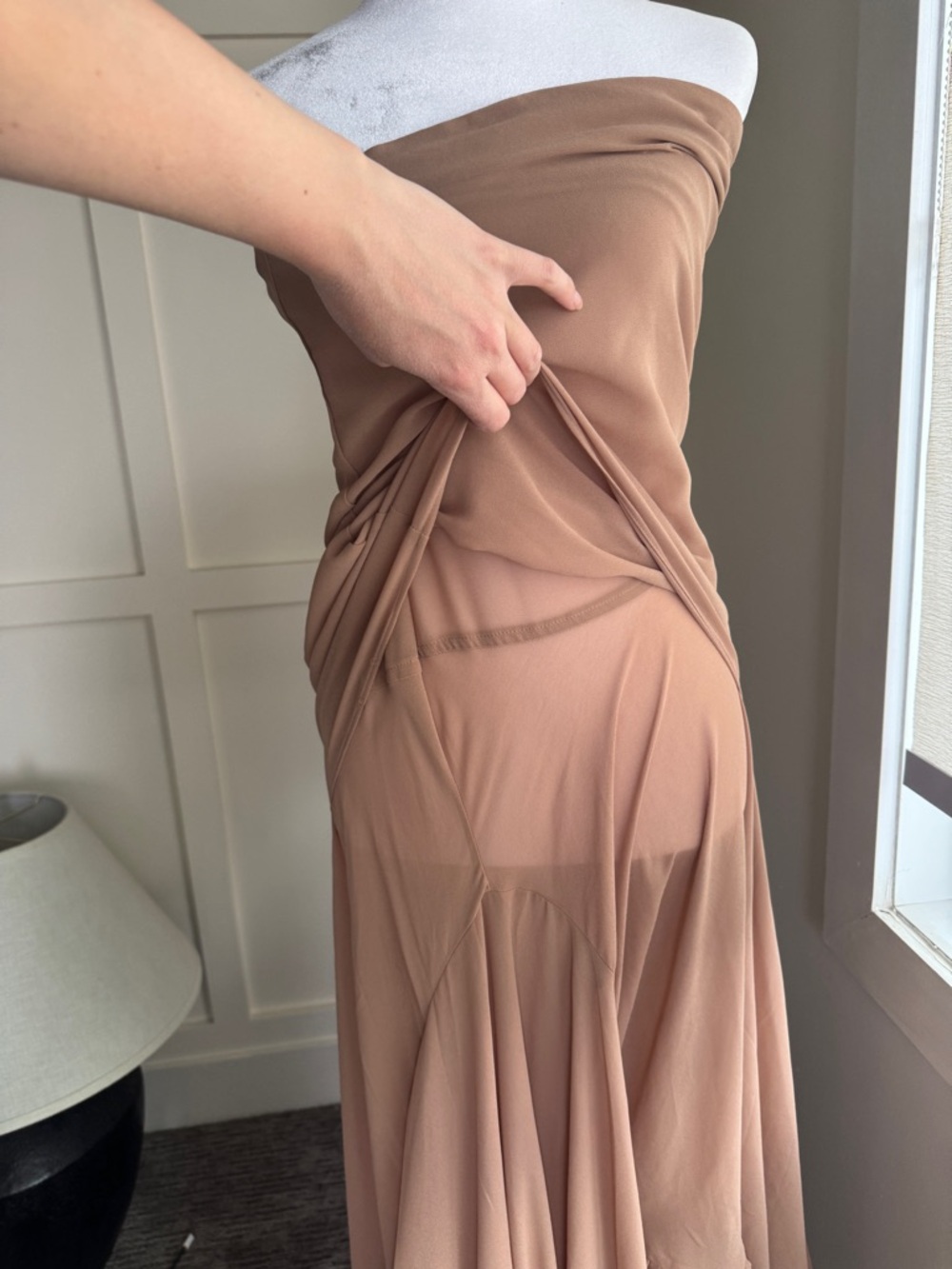 Stunning H&M Edition Ruffled-Hem Dress - Picture 6 of 14